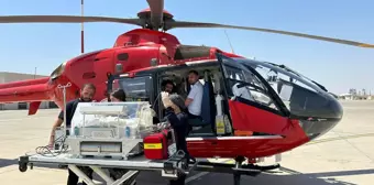 28 Haftalık Bebek Ambulans Helikopterle Elazığ'a Sevk Edildi