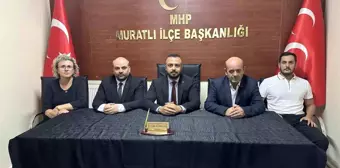 Tekirdağ'ın Muratlı ilçesinde MHP İlçe Başkanı değişti