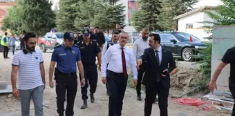 Malatya Valisi Seddar Yavuz, deprem konutlarını inceledi