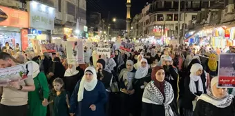 Ürdün'de İsrail'in Gazze'ye yönelik saldırıları protesto edildi