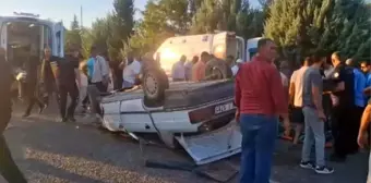 Adıyaman'da Otomobil Takla Attı: 2 Kişi Yaralandı