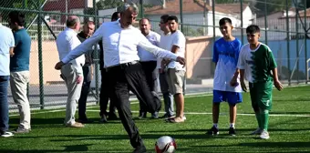 Edirne'de öğrenciler, 'Yaz Mahalle Ligi' ile sporla buluştu