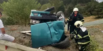 Kastamonu'da Otomobil Takla Attı: 2 Yaralı