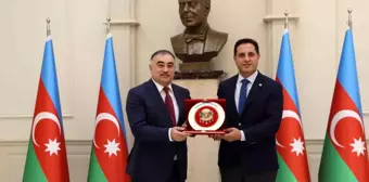 Osmanlı Ocakları Genel Başkanı Kadir Canpolat, Azerbaycan Büyükelçisi'ni ziyaret etti