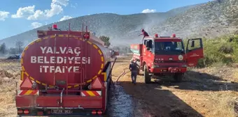 Isparta'da çıkan orman yangını kontrol altına alındı