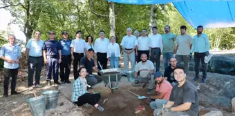 Ordu Valisi Muammer Erol, tarihi mekanlarda yapılan restorasyon ve kazı çalışmalarını inceledi