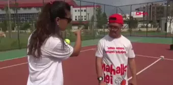 Down Sendromlu Ali Çolakoğlu Tenis Milli Takımına Hazırlanıyor