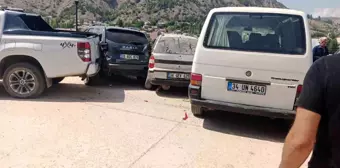 Giresun Alucra'da Zincirleme Trafik Kazası: 1 Yaralı