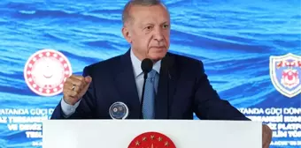 'Pirireis' göreve başladı! Erdoğan törende 2 müjde daha verdi