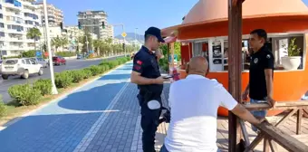 Alanya'da Sahil ve Plajlarda Denetim Gerçekleştirildi