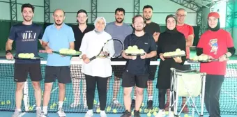 Erzurum'da Mevlana Vadisi'nde Yeni Tenis Kortu Hizmete Açıldı