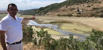 Boğazköy Barajı'nda Kuraklık Nedeniyle Su Seviyesi Dip Yaptı