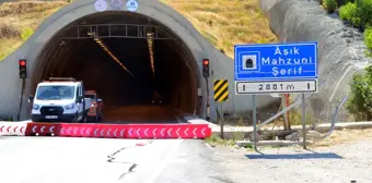 Kahramanmaraş'taki Aşık Mahzuni Şerif Tüneli Yeniden Trafiğe Kapatıldı