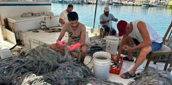 Mersin'de Balıkçılar Yeni Av Sezonuna Hazırlanıyor