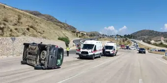 Amasya'da Kamyonetlerin Çarpışması Sonucu 4 Kişi Yaralandı