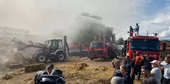 Ilgaz'da Yıldırım Düşmesi Sonucu Samanlıkta Yangın Çıktı