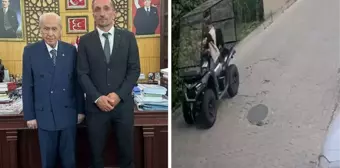 MHP'li başkanın öldürülme anı kamerada! Silahı çekip peş peşe ateş etmiş