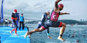 Dünyada iki kıta arasında gerçekleşen tek triatlon yarışması Oral-B Challenge İstanbul, Beykoz'da yapıldı