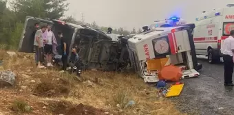 Muğla'da meydana gelen trafik kazalarında 1 kişi öldü, 14 kişi yaralandı