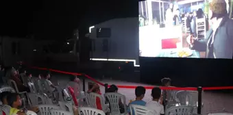 Antakya'da Konteyner Kentte Sinema Etkinliği