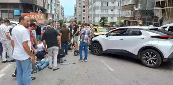 Samsun'da otomobil ile motosiklet çarpıştı: 1 yaralı