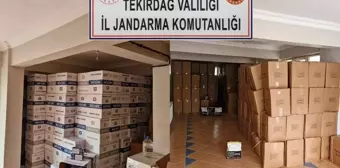 Tekirdağ'da 1 Milyon 600 Bin Makaron Ele Geçirildi