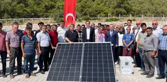 Mersin'de Göçer Hayvancılara Güneş Enerjisi Paneli Dağıtıldı