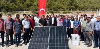 Mersin'de Hayvan Yetiştiricilerine Taşınabilir Güneş Enerjisi Paneli Dağıtıldı