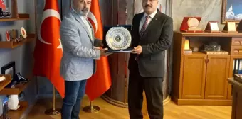 Murat Dağdeviren, Eskişehir Adalet Komisyonu Başkanı Sazak'ı Ziyaret Etti