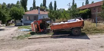 Çorum'un Alaca ilçesinde traktör kullanırken kalp krizi geçiren şahıs hayatını kaybetti