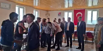 Kars'ın Arpaçay ilçesinde iki aile barıştırıldı