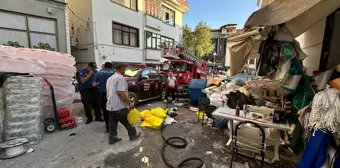 Tokat'ta Yangında İş Yerinde Hasar Meydana Geldi