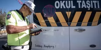 Erzurum'da Öğrenci Servisleri Denetlendi