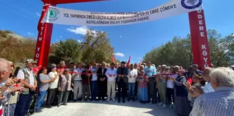 Tokat'ın Almus ilçesinde Çamdalı grup yolu hizmete açıldı