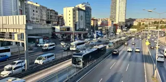 Zincirlikuyu-Beylikdüzü Metrobüsünde Tekerlek Faciası