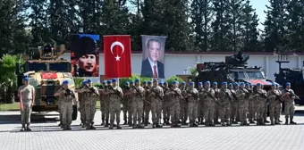 Suriye'nin El Bab şehrine görev yapacak Jandarma Özel Harekat Tabur Komutanlığı'na bağlı timler uğurlandı