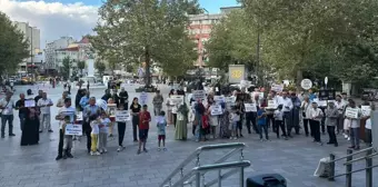 Çorlu'da Sivil Toplum Kuruluşlarından Çocuk İstismarı protestosu