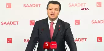 Saadet Partisi'nden Yeni Anayasa ve Şiddetle Mücadele Vurgusu