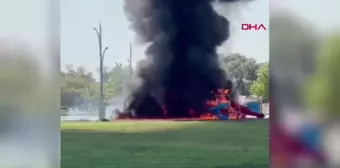 Bismil'de Çocuk Parkında Yangın: Oyun Grupları Kullanılamaz Hale Geldi