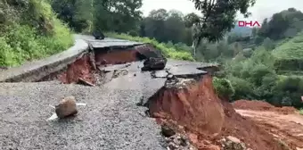 Rize'deki Sel Felaketi Çay Bahçelerini Vurdu