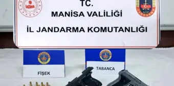 Manisa'da Jandarma Operasyonu: 3 Ruhsatsız Tabanca Ele Geçirildi