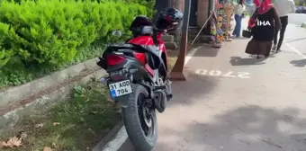 Yolun Karşısına Geçerken Motosikletin Çarptığı Kadın Yaralandı