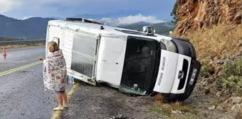 Akseki'de Yağış Nedeniyle Trafik Kazası: 1 Yaralı