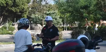 Mersin Bozyazı'da Motosiklet Sürücülerine Yönelik Denetim