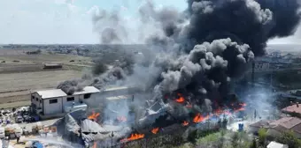 Kapaklı'da Fabrikada Yangın Çıktı, 2 Saatte Kontrol Altına Alındı