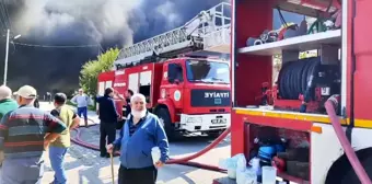 Tekirdağ'da Kimyasal Boya Fabrikasında Yangın