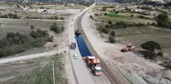 Manisa'da Kara Yolu Yenileme Çalışmaları Hızla Devam Ediyor