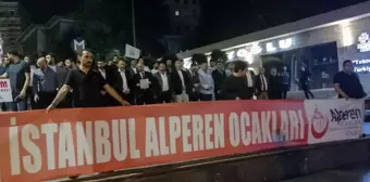 Alperen Ocakları'ndan Şehit Polis İçin Protesto