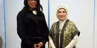 Emine Erdoğan, Malcolm X'in Kızı Ilyasah Shabazz'ı New York'ta Kabul Etti