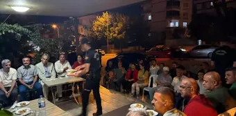 İskenderun'da Polis, Muhtar ve Vatandaşlarla Buluştu